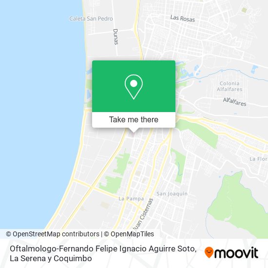 Oftalmologo-Fernando Felipe Ignacio Aguirre Soto map