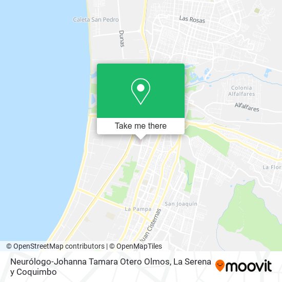 Neurólogo-Johanna Tamara Otero Olmos map