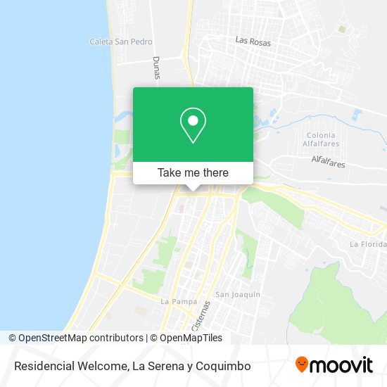 Residencial Welcome map