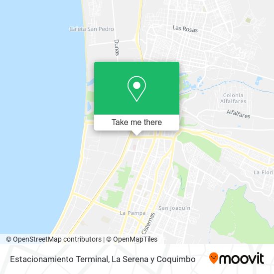 Mapa de Estacionamiento Terminal