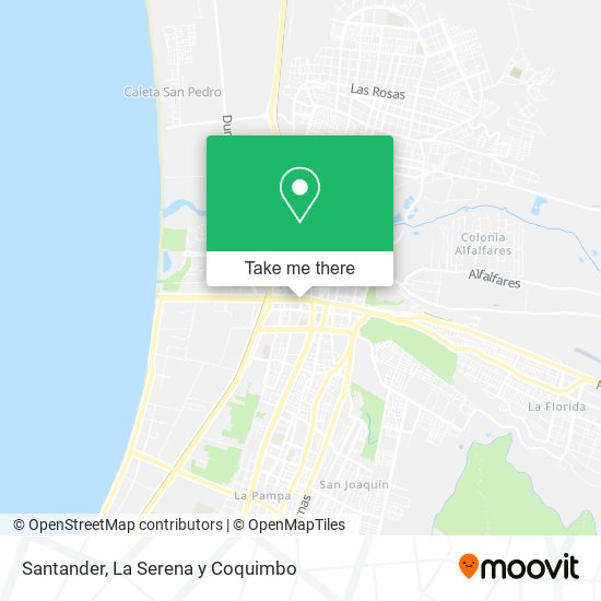 Santander map