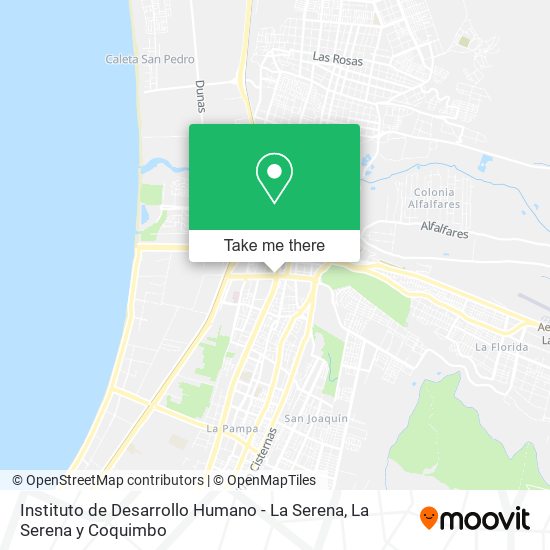 Instituto de Desarrollo Humano - La Serena map