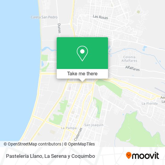 Pastelería Llano map