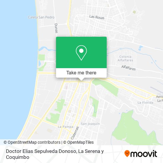 Doctor Elias Sepulveda Donoso map