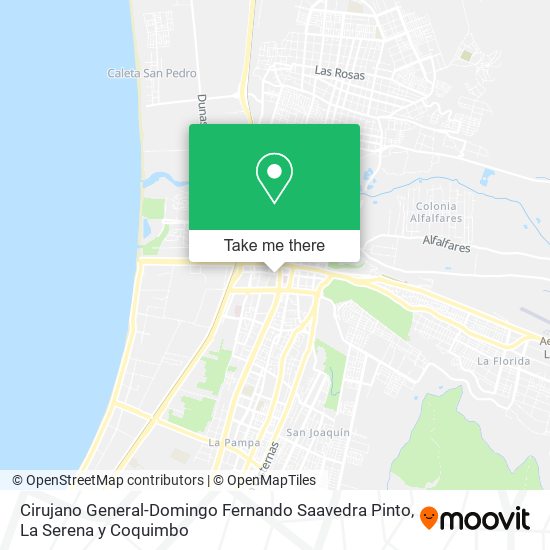 Cirujano General-Domingo Fernando Saavedra Pinto map