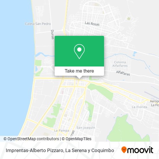 Imprentas-Alberto Pizzaro map
