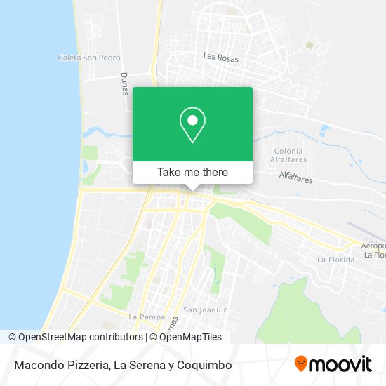 Macondo Pizzería map