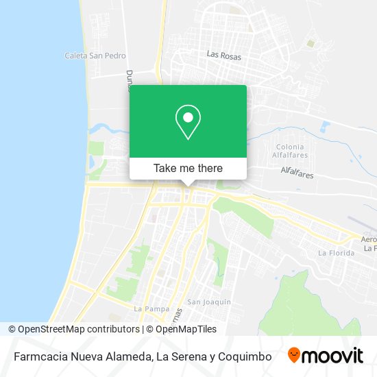 Farmcacia Nueva Alameda map