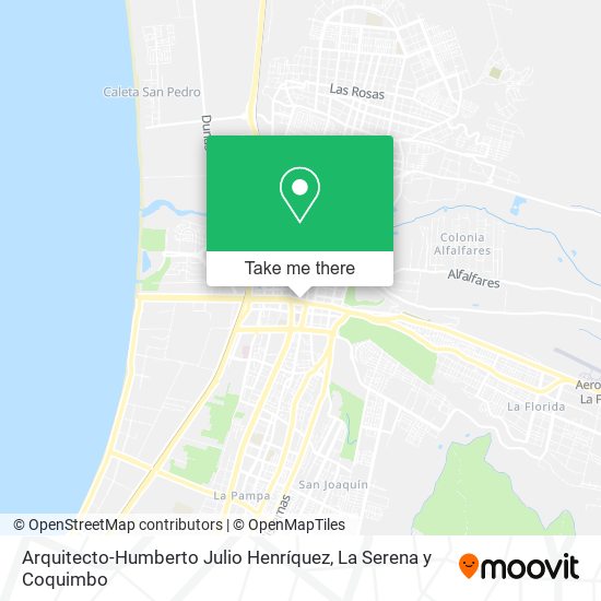 Arquitecto-Humberto Julio Henríquez map