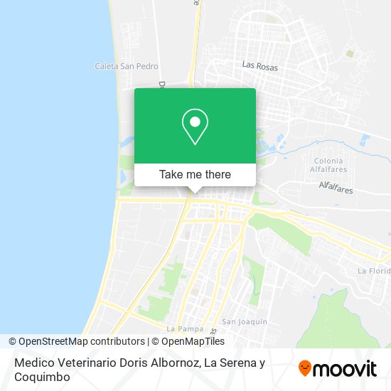 Medico Veterinario Doris Albornoz map