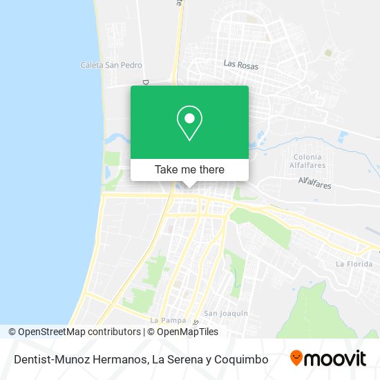 Dentist-Munoz Hermanos map