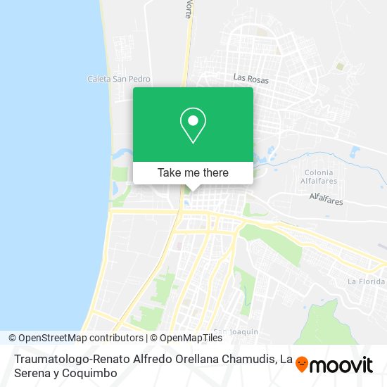 Traumatologo-Renato Alfredo Orellana Chamudis map