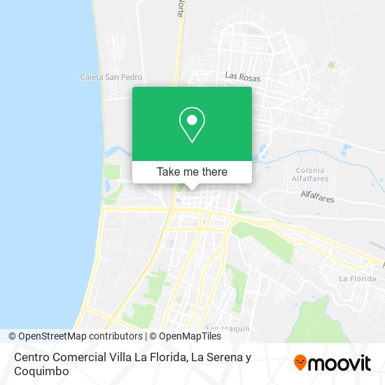 Centro Comercial Villa La Florida map