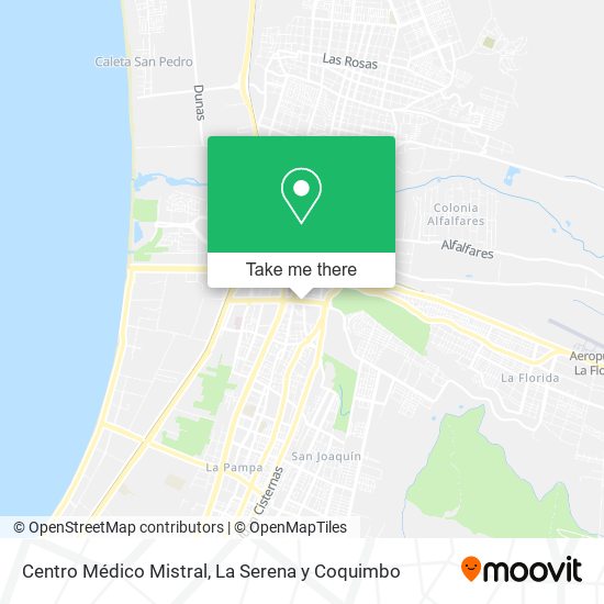 Centro Médico Mistral map