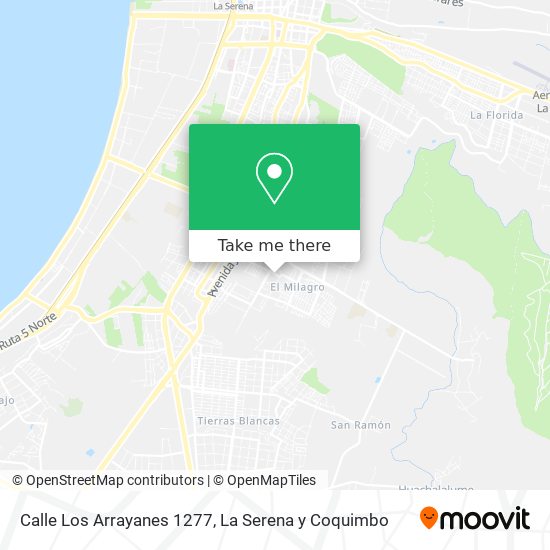Calle Los Arrayanes 1277 map