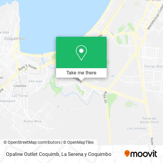 Opaline Outlet Coquimb map