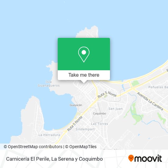 Mapa de Carnicería El Perile