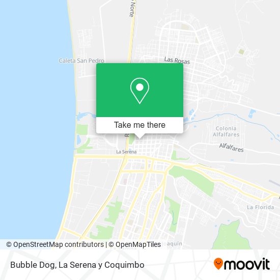 Mapa de Bubble Dog