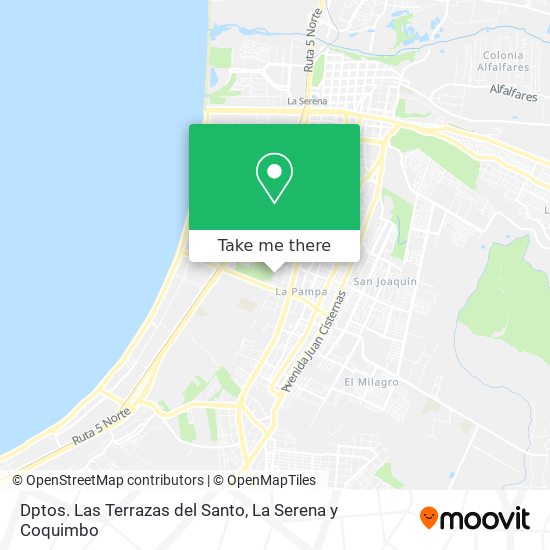 Dptos. Las Terrazas del Santo map