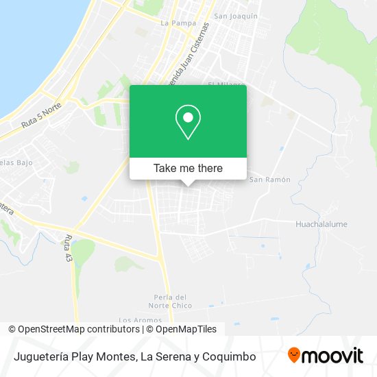 Juguetería Play Montes map
