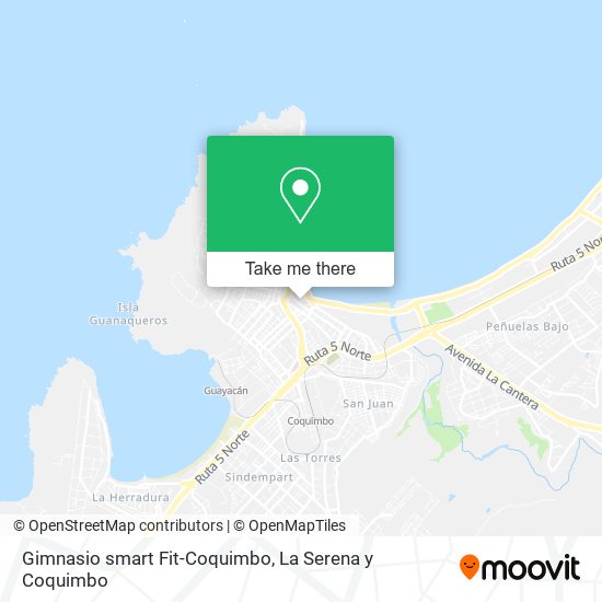 Gimnasio smart Fit-Coquimbo map