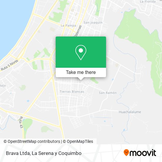 Mapa de Brava Ltda