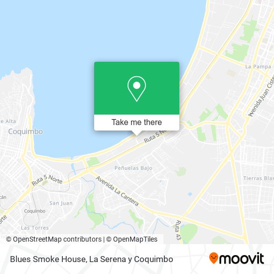 Blues Smoke House map