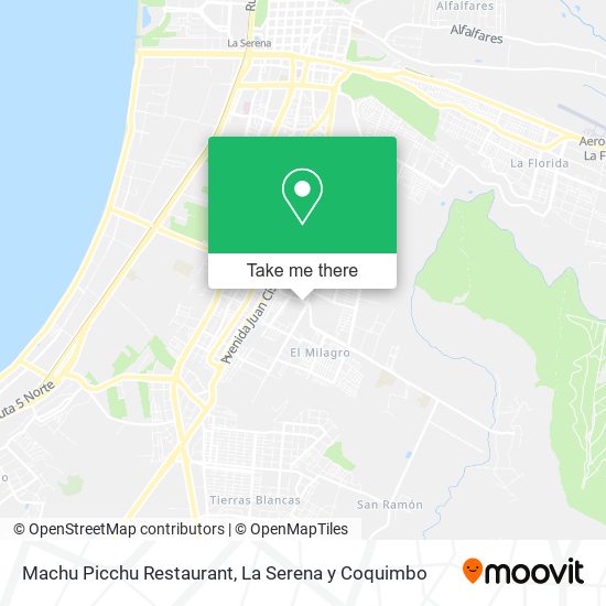Mapa de Machu Picchu Restaurant