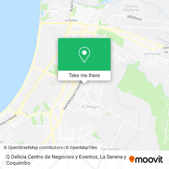Q Delicia Centro de Negocios y Eventos map