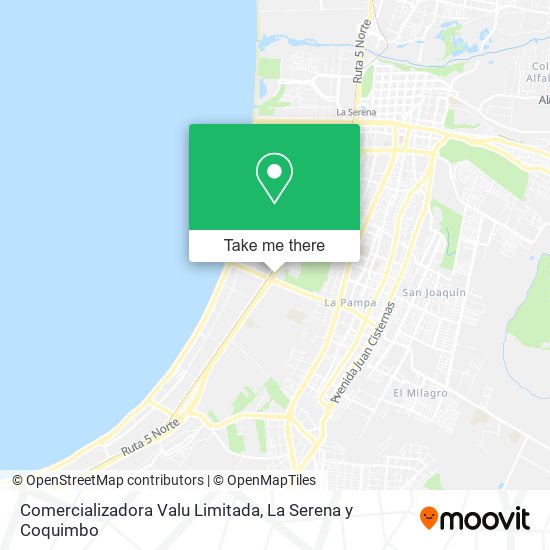 Mapa de Comercializadora Valu Limitada