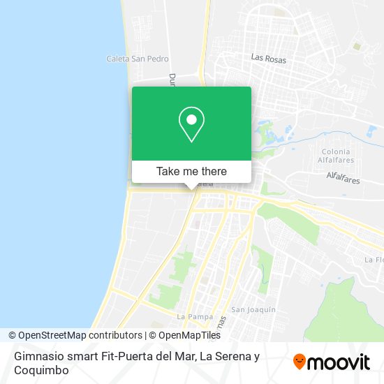 Gimnasio smart Fit-Puerta del Mar map