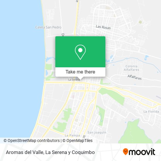 Aromas del Valle map