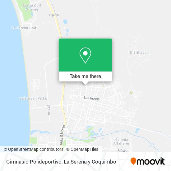 Gimnasio Polideportivo map