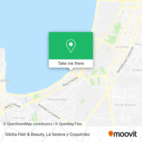 Mapa de Sibilia Hair & Beauty