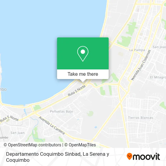 Mapa de Departamento Coquimbo Sinbad