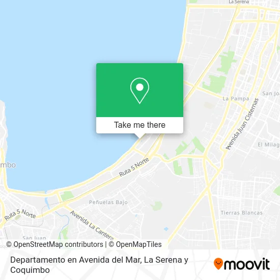 Mapa de Departamento en Avenida del Mar