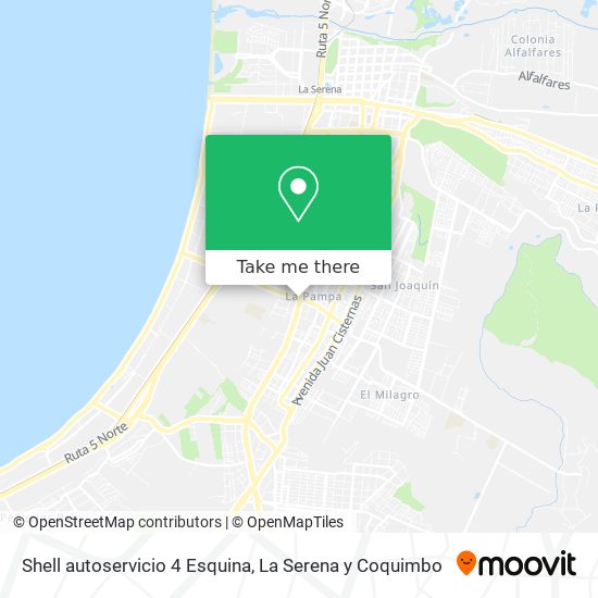 Shell autoservicio 4 Esquina map