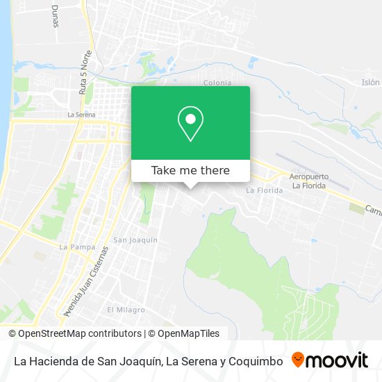 La Hacienda de San Joaquín map