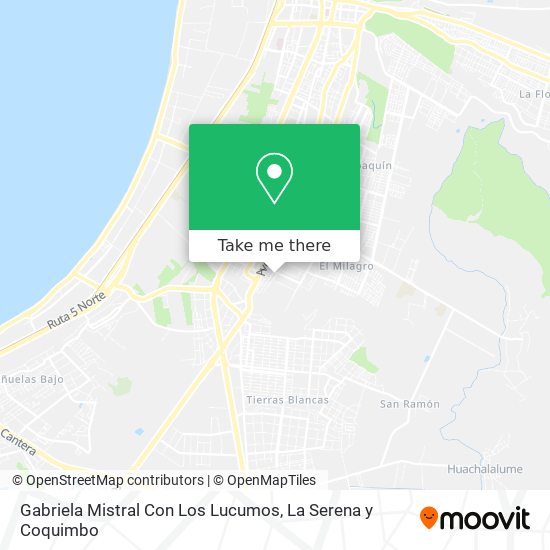 Mapa de Gabriela Mistral Con Los Lucumos