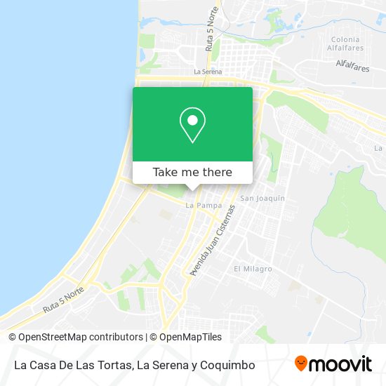 La Casa De Las Tortas map