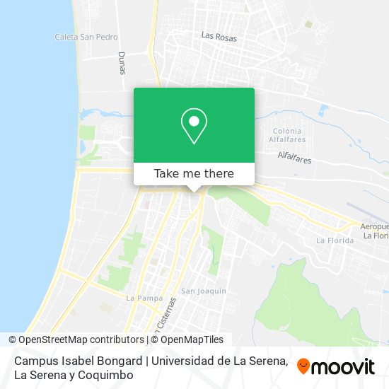 Campus Isabel Bongard | Universidad de La Serena map