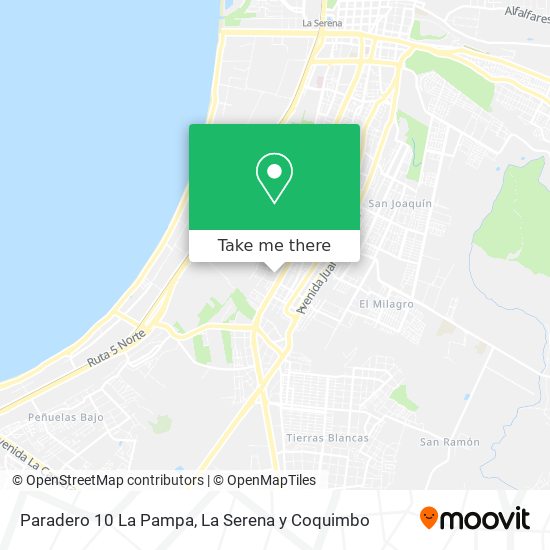 Mapa de Paradero 10 La Pampa