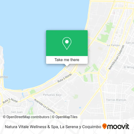 Mapa de Natura Vitale Wellness & Spa