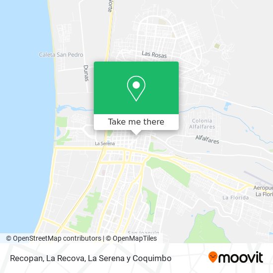 Recopan, La Recova map