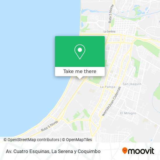 Av. Cuatro Esquinas map