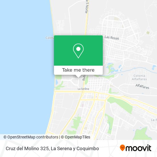 Cruz del Molino 325 map