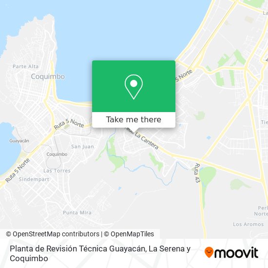 Mapa de Planta de Revisión Técnica Guayacán