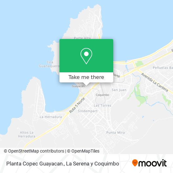 Mapa de Planta Copec Guayacan.