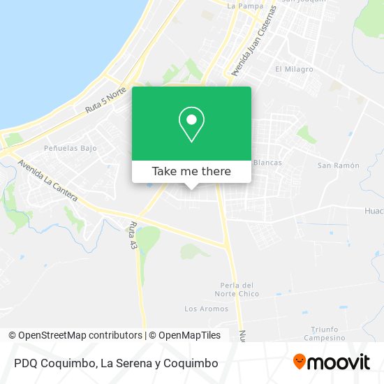 Mapa de PDQ Coquimbo