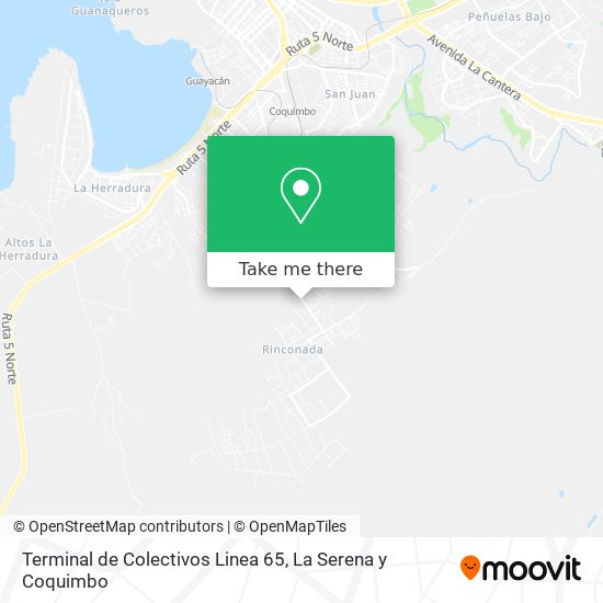 Terminal de Colectivos Linea 65 map